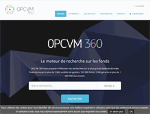 Tablet Screenshot of opcvm360.com